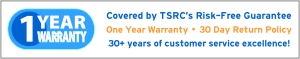 TSRC.com Risk-Free Guarantee - One Year Warranty